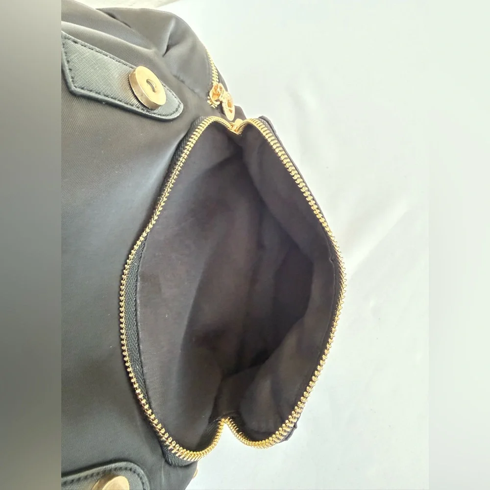 🎒Valentino Orlandi Black Backpack with Gold Accents 🎒✨ - Picture 10 of 16